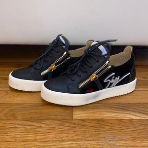 Giuseppe Zanotti Black Sneakers